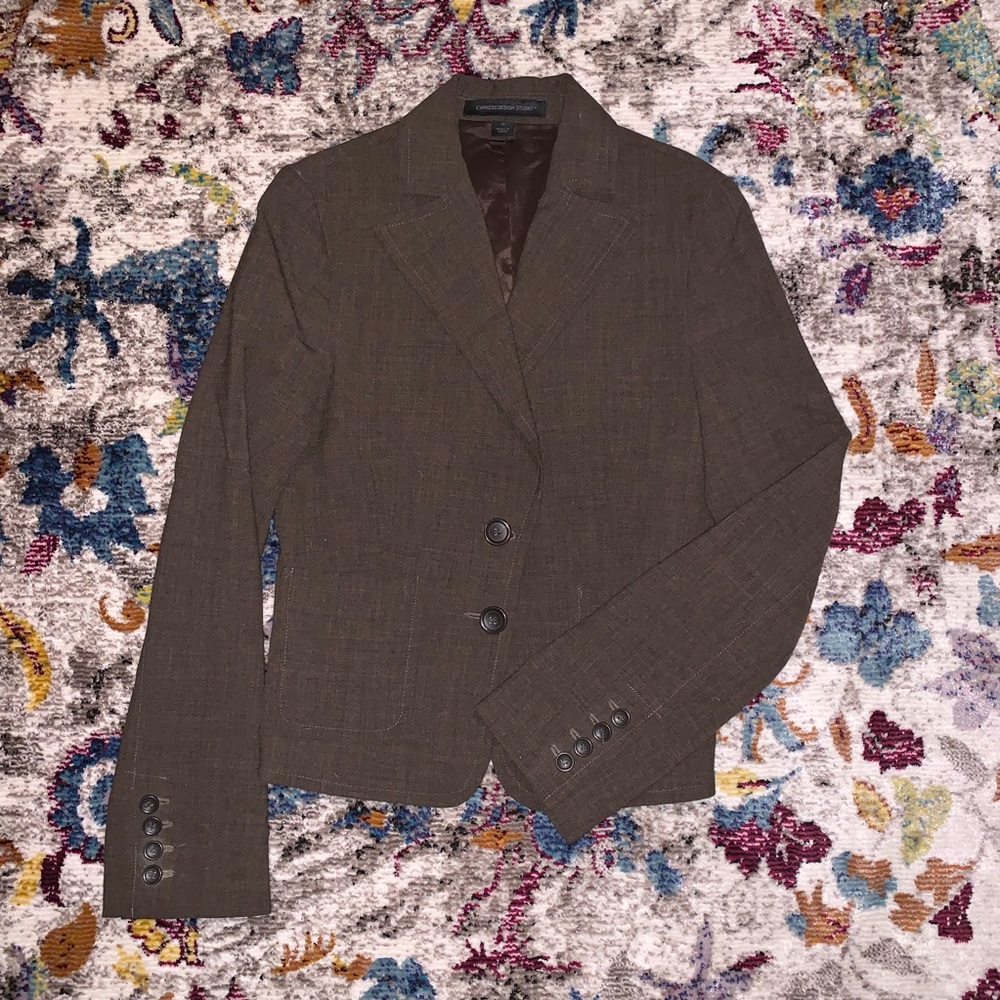 Express Chocolate brown blazer